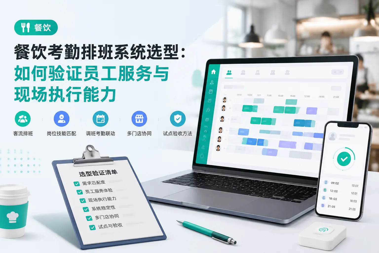 餐饮考勤排班系统选型:如何验证员工服务与现场执行能力文章封面