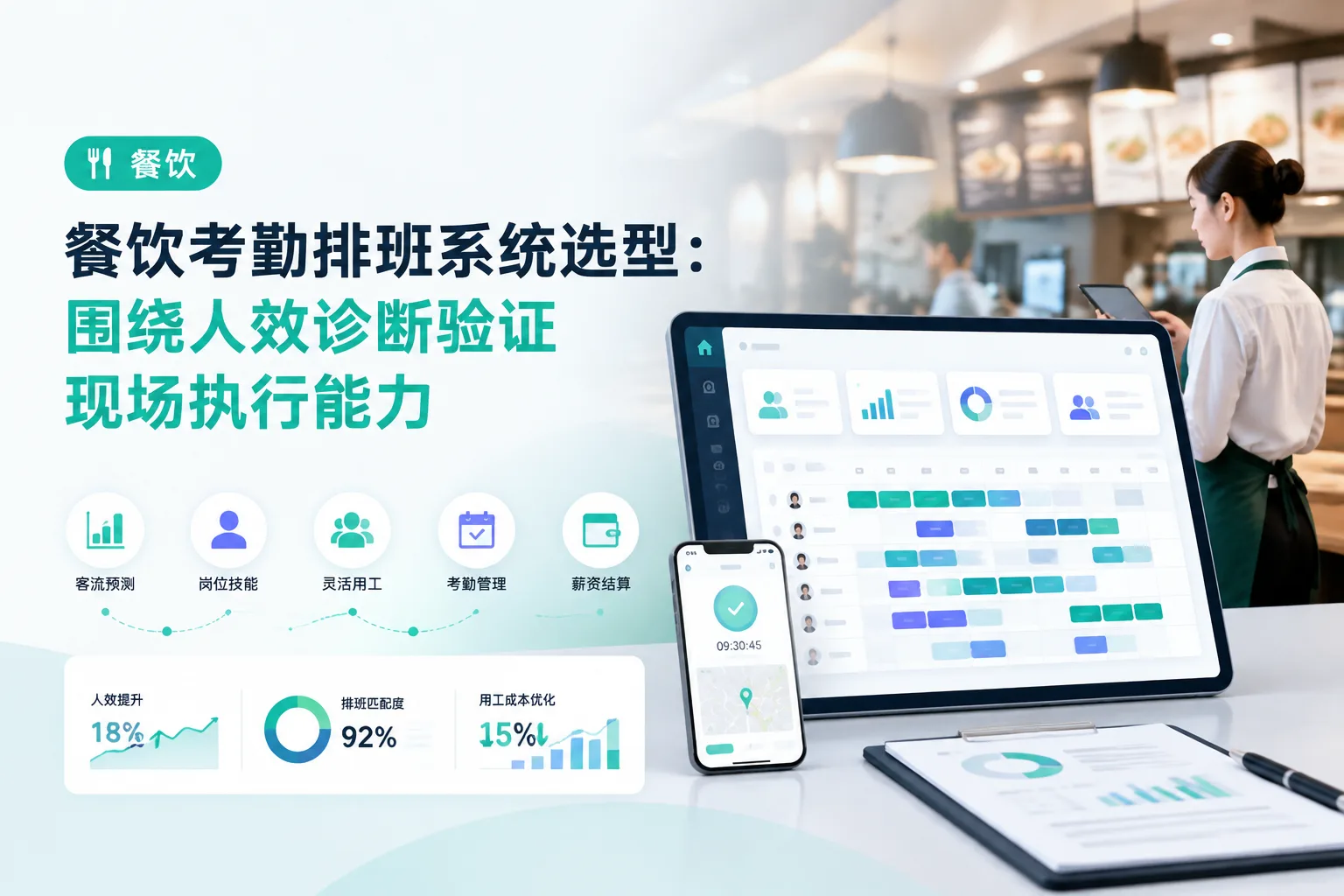 餐饮考勤排班系统选型：围绕人效诊断验证现场执行能力文章封面