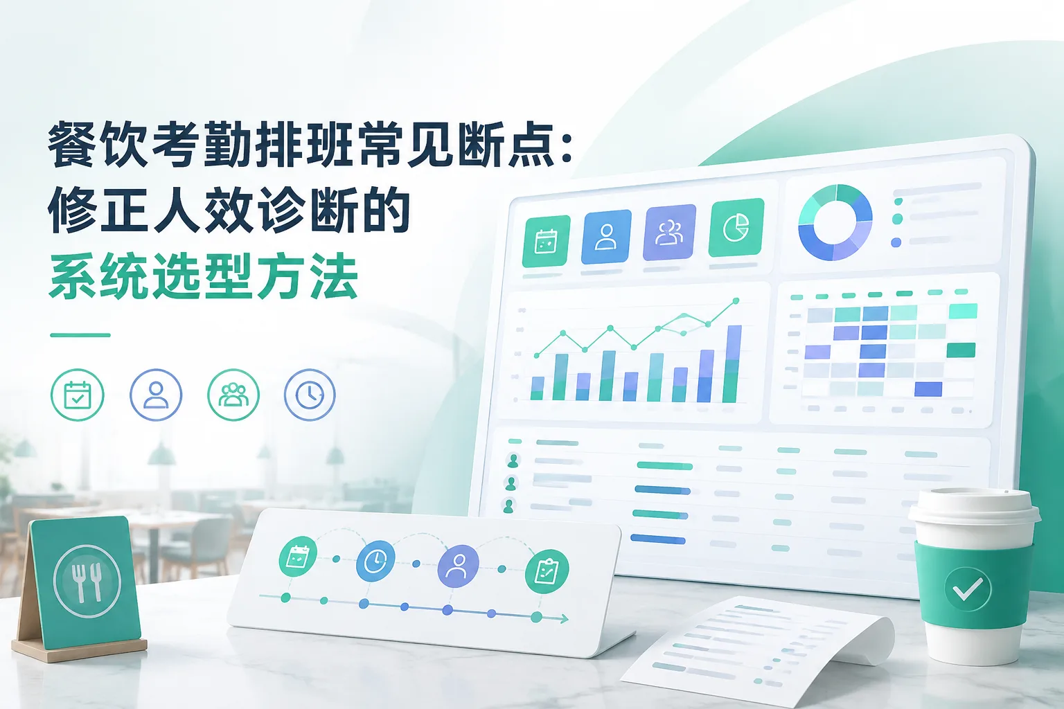 餐饮考勤排班常见断点:修正人效诊断的系统选型方法文章封面