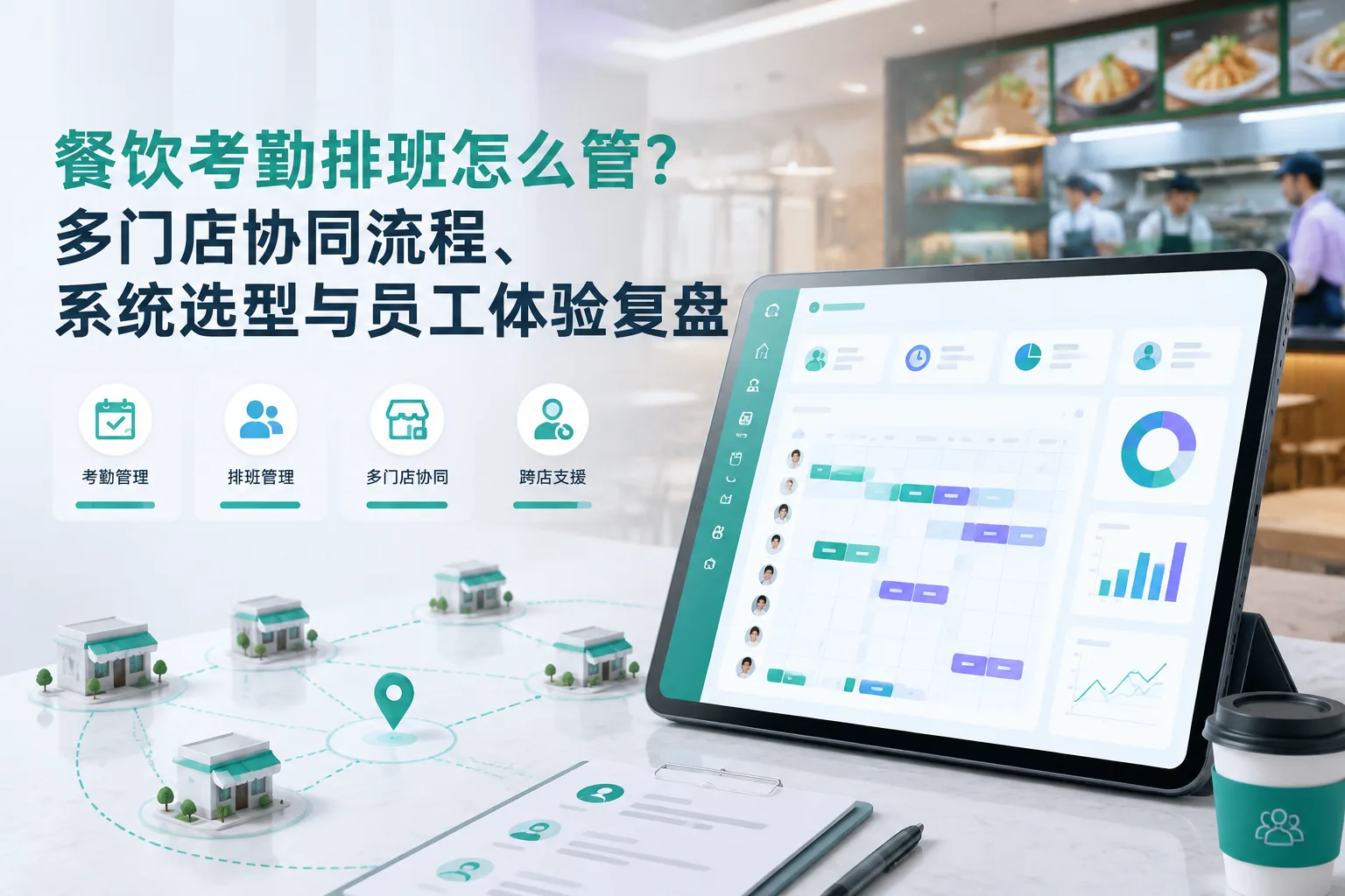 餐饮考勤排班怎么管？多门店协同流程、系统选型与员工体验复盘文章封面