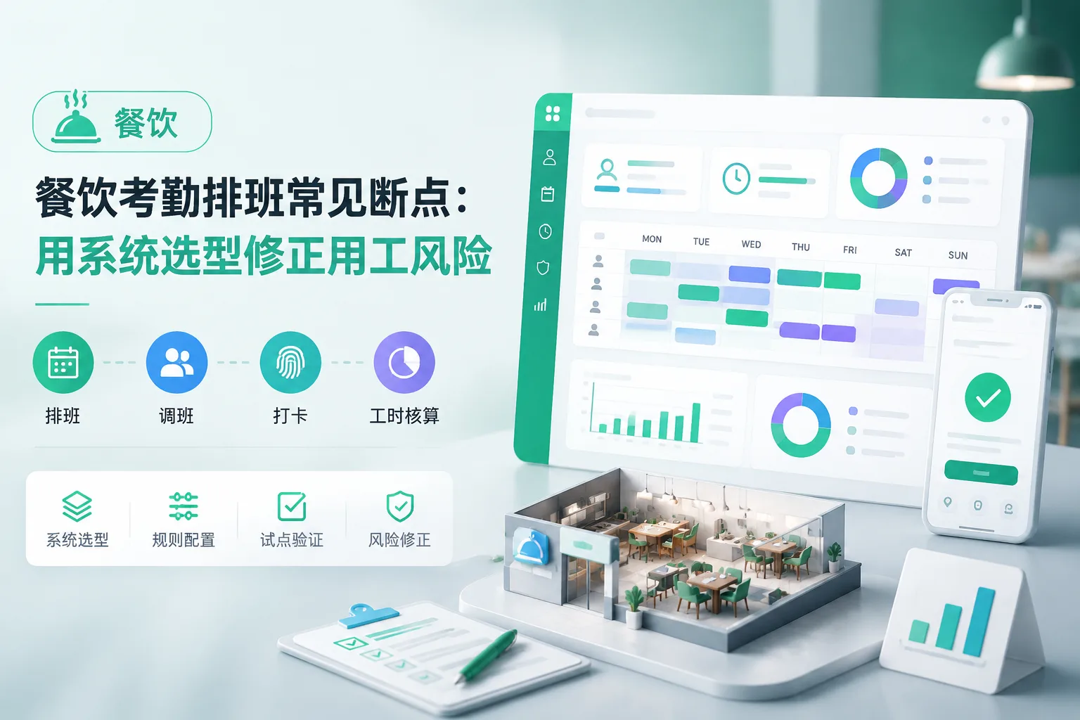 餐饮考勤排班常见断点：用系统选型修正用工风险文章封面
