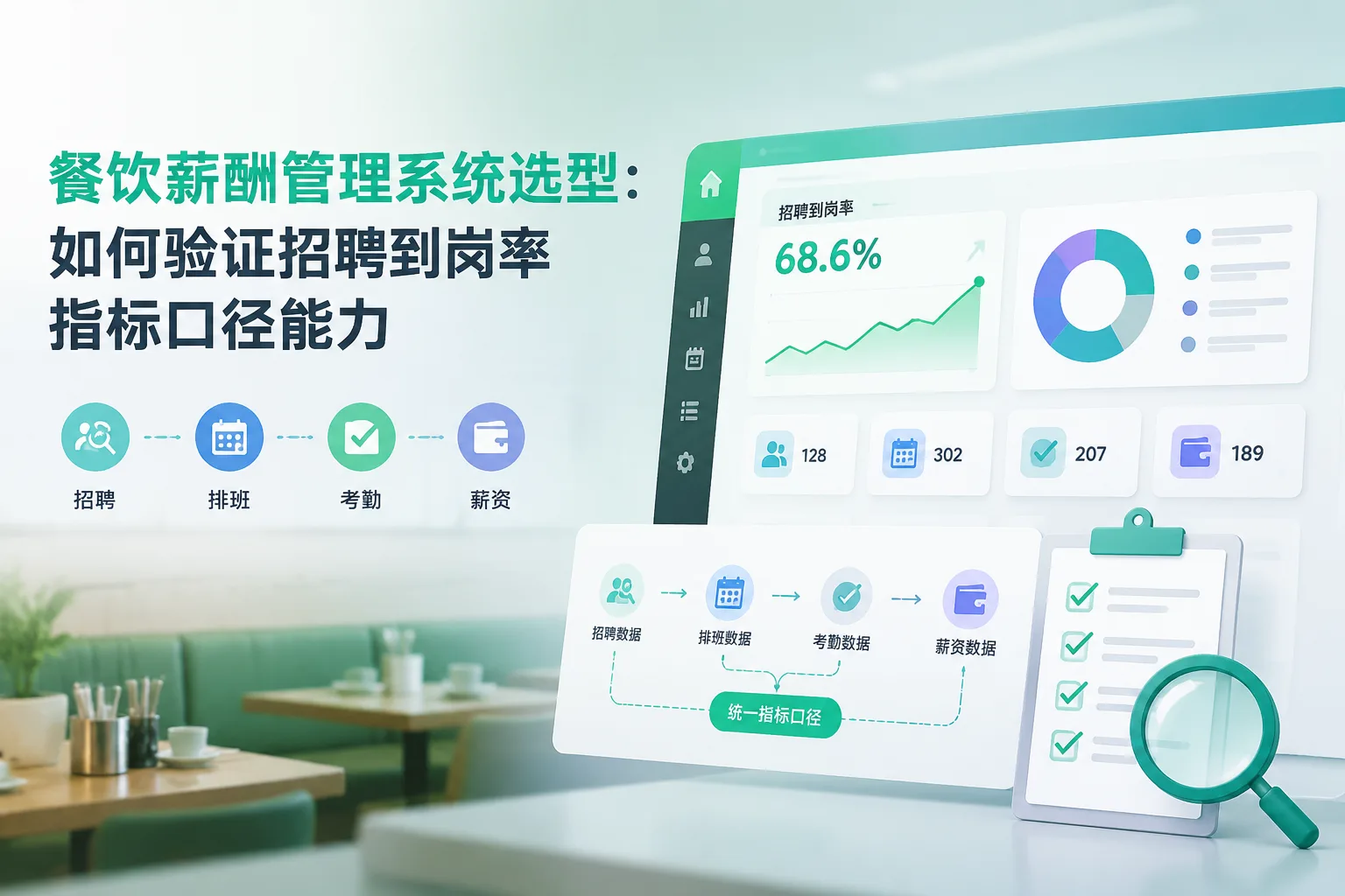 餐饮薪酬管理系统选型:如何验证招聘到岗率指标口径能力文章封面