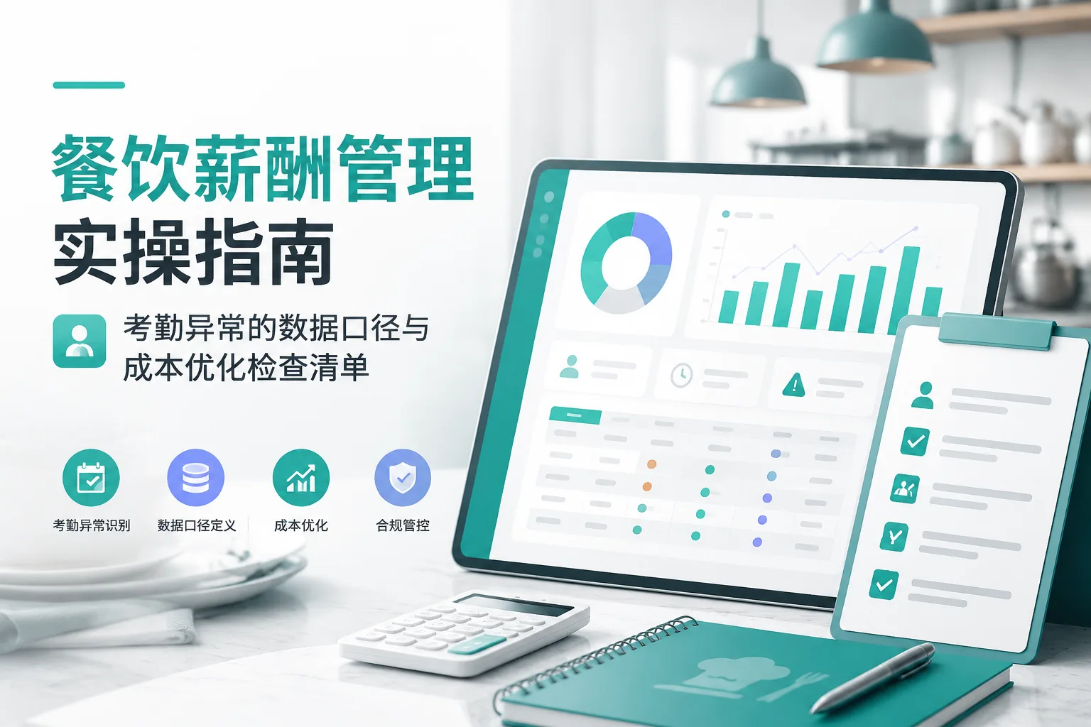餐饮薪酬管理实操指南：考勤异常的数据口径与成本优化检查清单文章封面