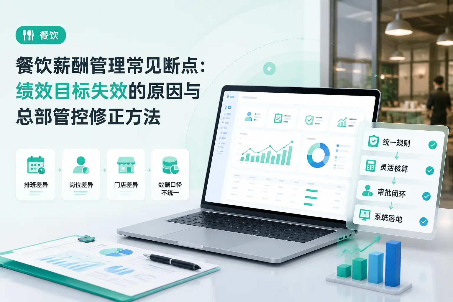 餐饮薪酬管理常见断点:绩效目标失效的原因与总部管控修正方法文章封面