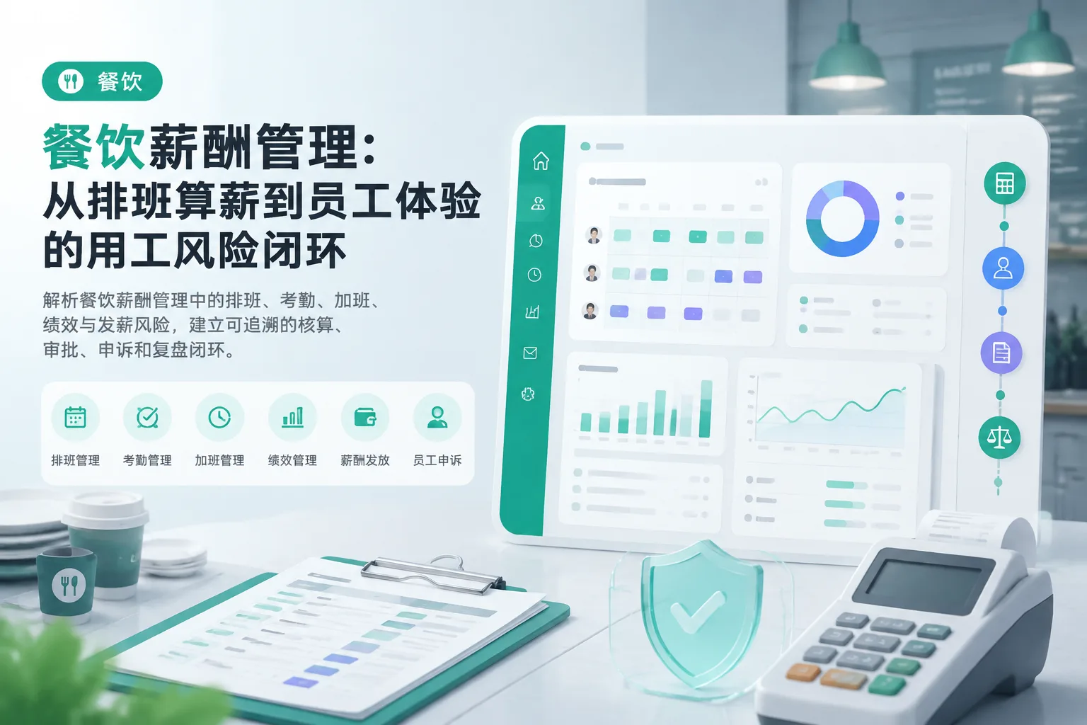 餐饮薪酬管理:从排班算薪到员工体验的用工风险闭环文章封面