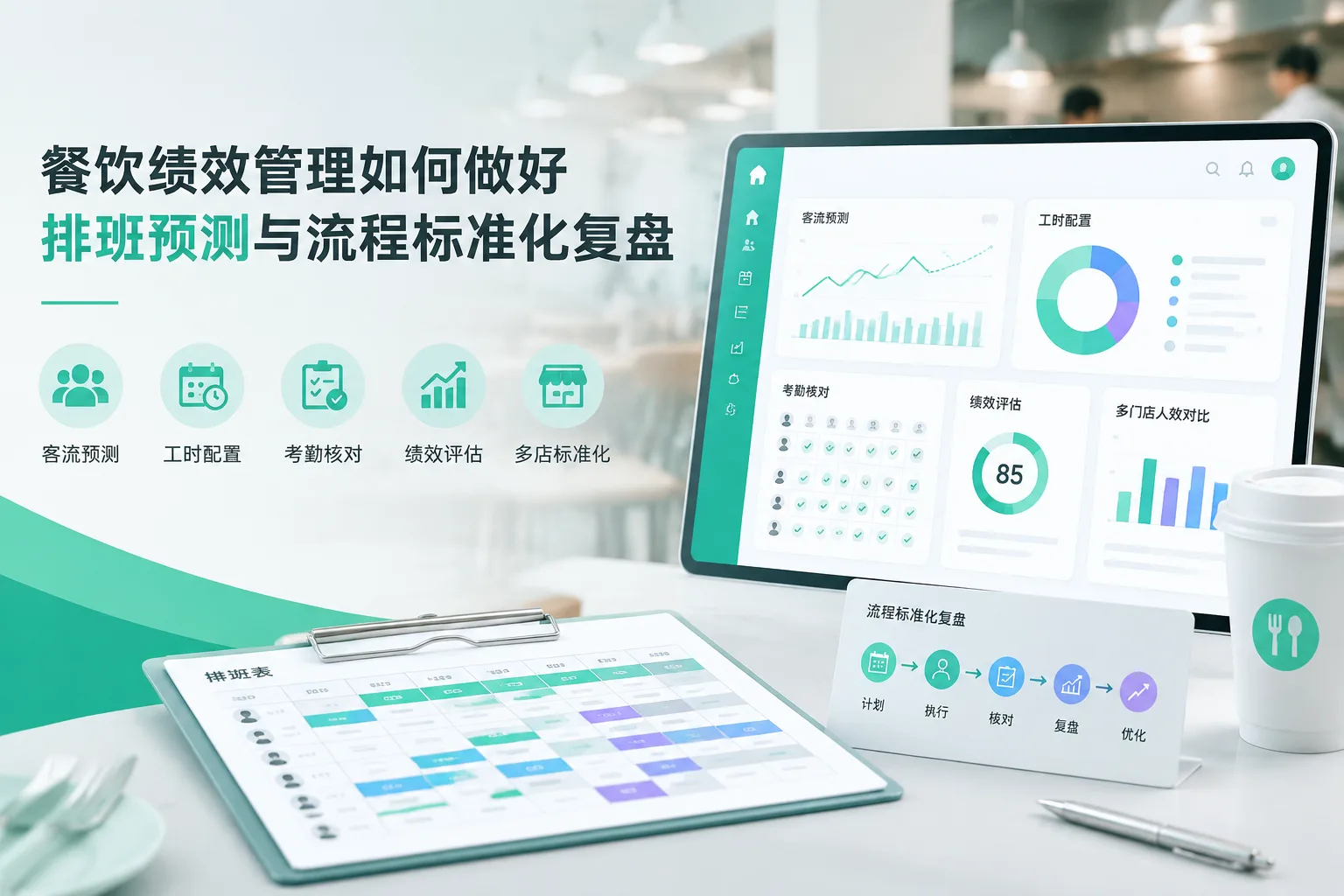 餐饮绩效管理如何做好排班预测与流程标准化复盘文章封面