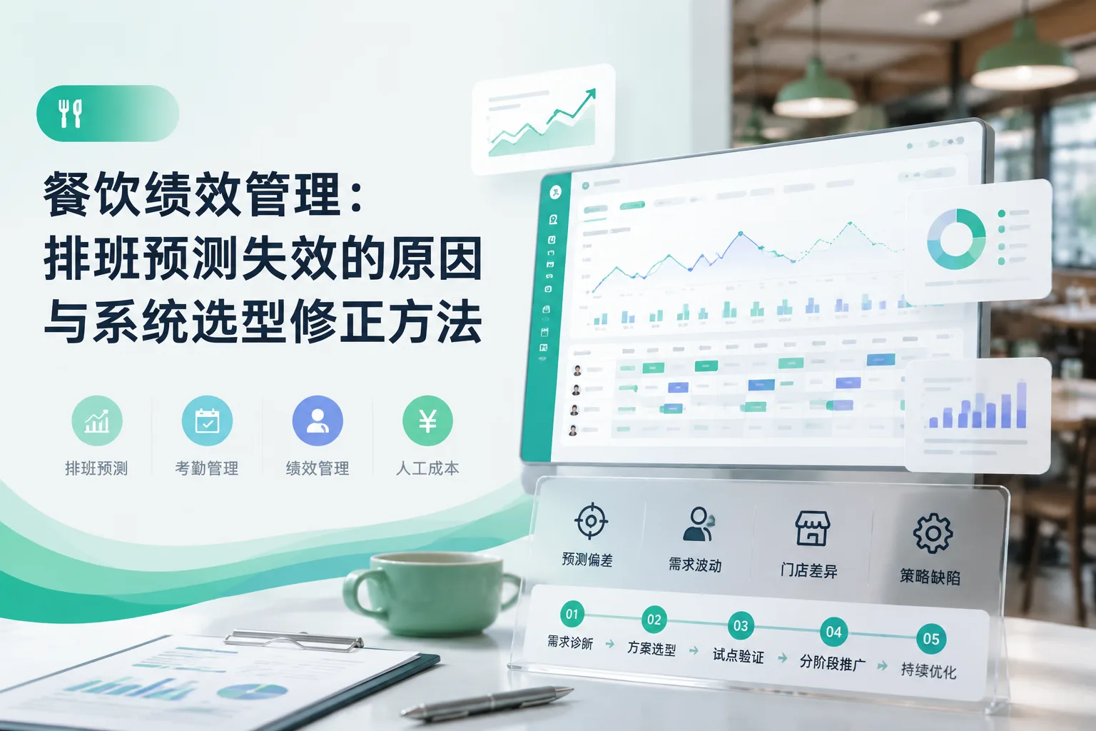 餐饮绩效管理:排班预测失效的原因与系统选型修正方法文章封面