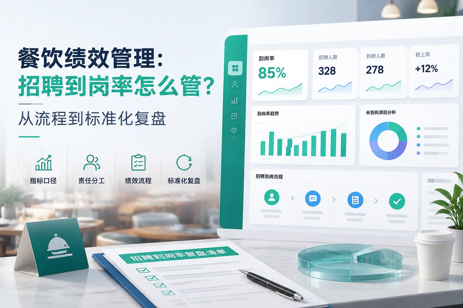 餐饮绩效管理：招聘到岗率怎么管？从流程到标准化复盘文章封面