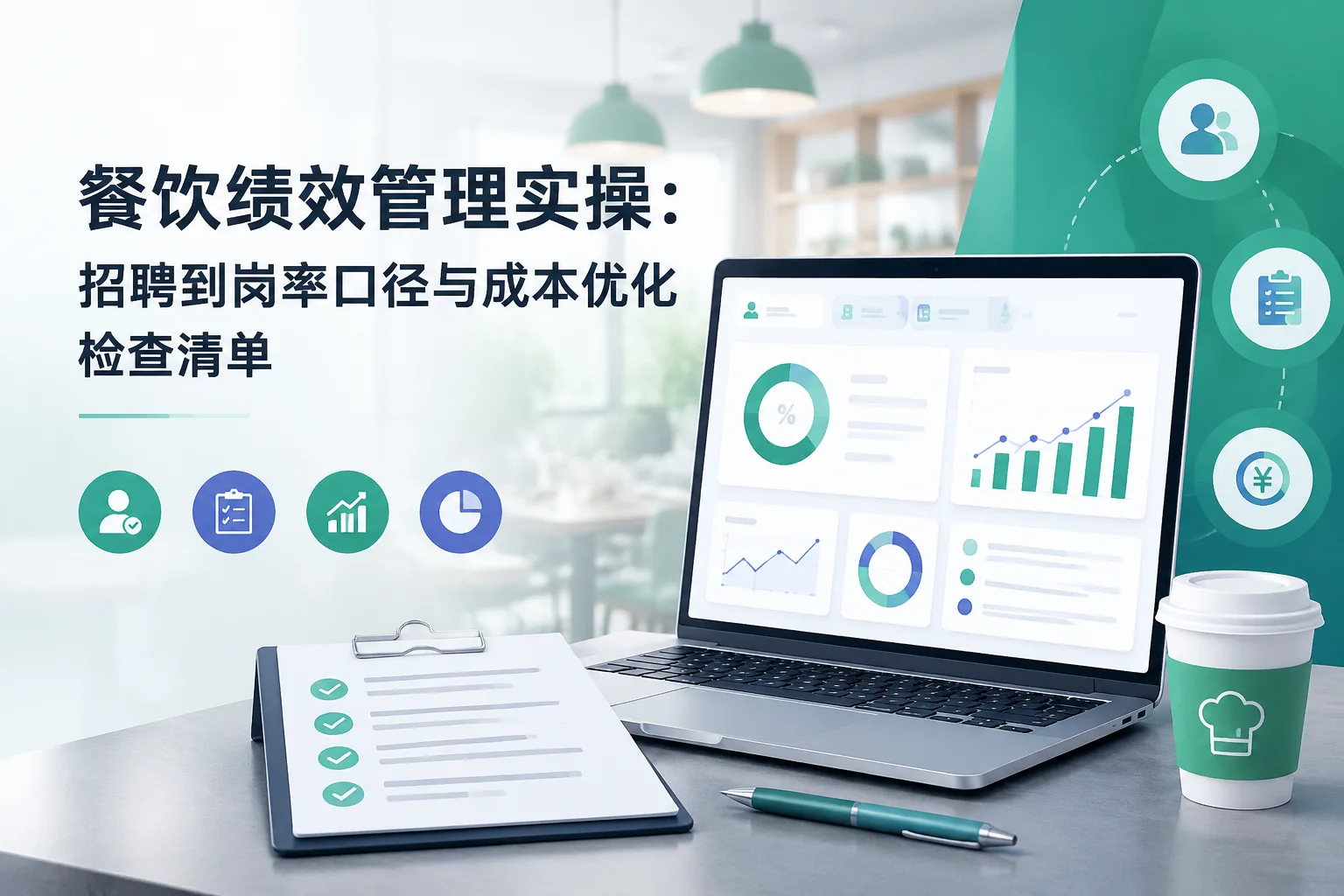 餐饮绩效管理实操：招聘到岗率口径与成本优化检查清单文章封面