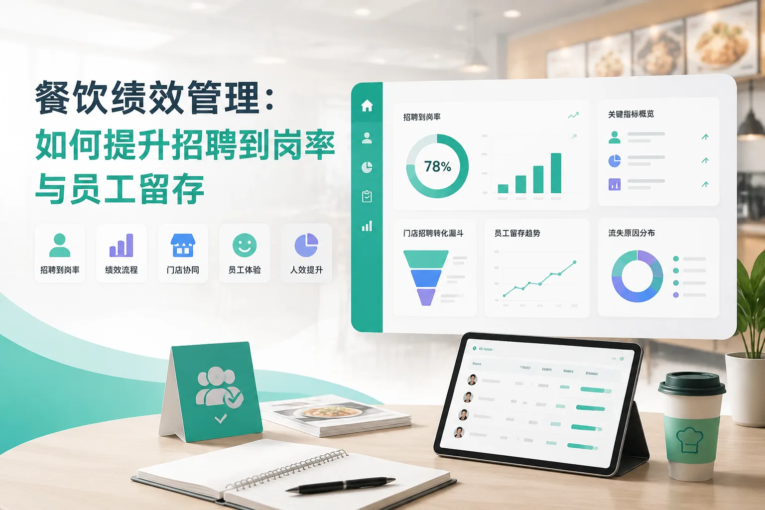 餐饮绩效管理:如何提升招聘到岗率与员工留存文章封面