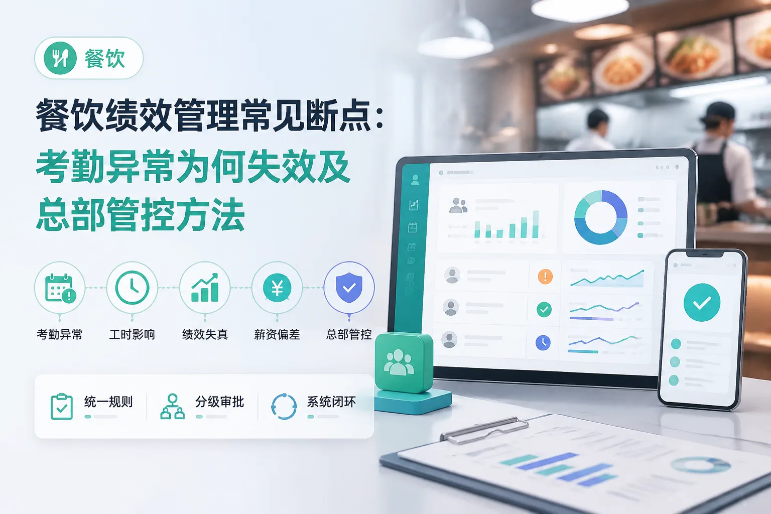 餐饮绩效管理常见断点:考勤异常为何失效及总部管控方法文章封面