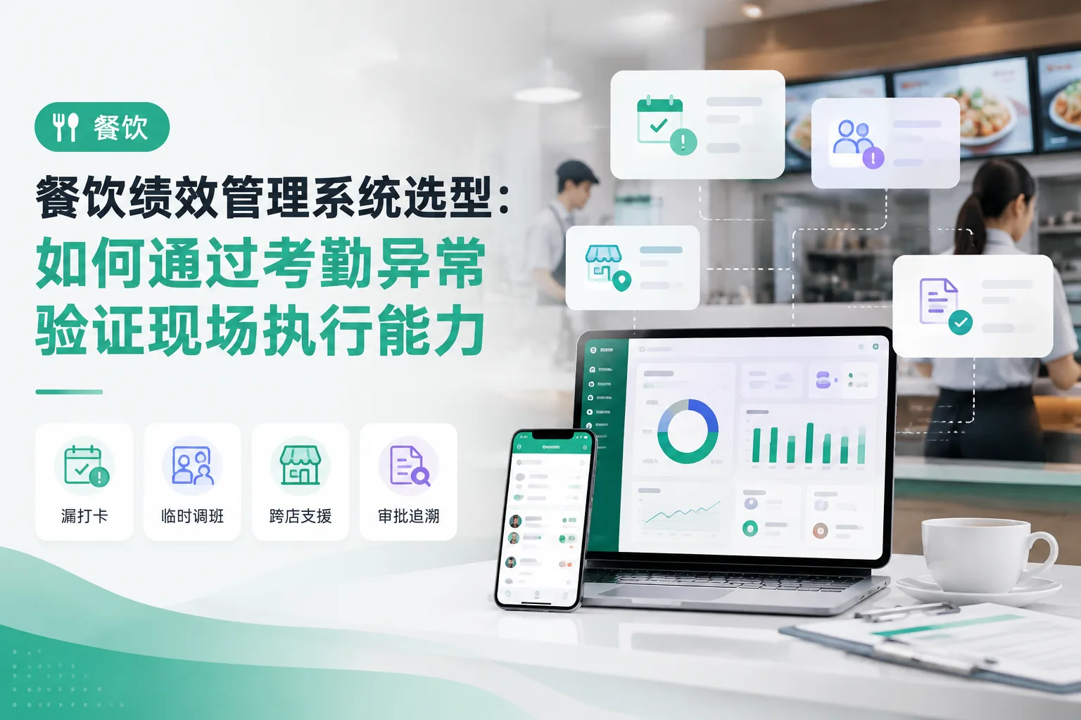 餐饮绩效管理系统选型：如何通过考勤异常验证现场执行能力文章封面