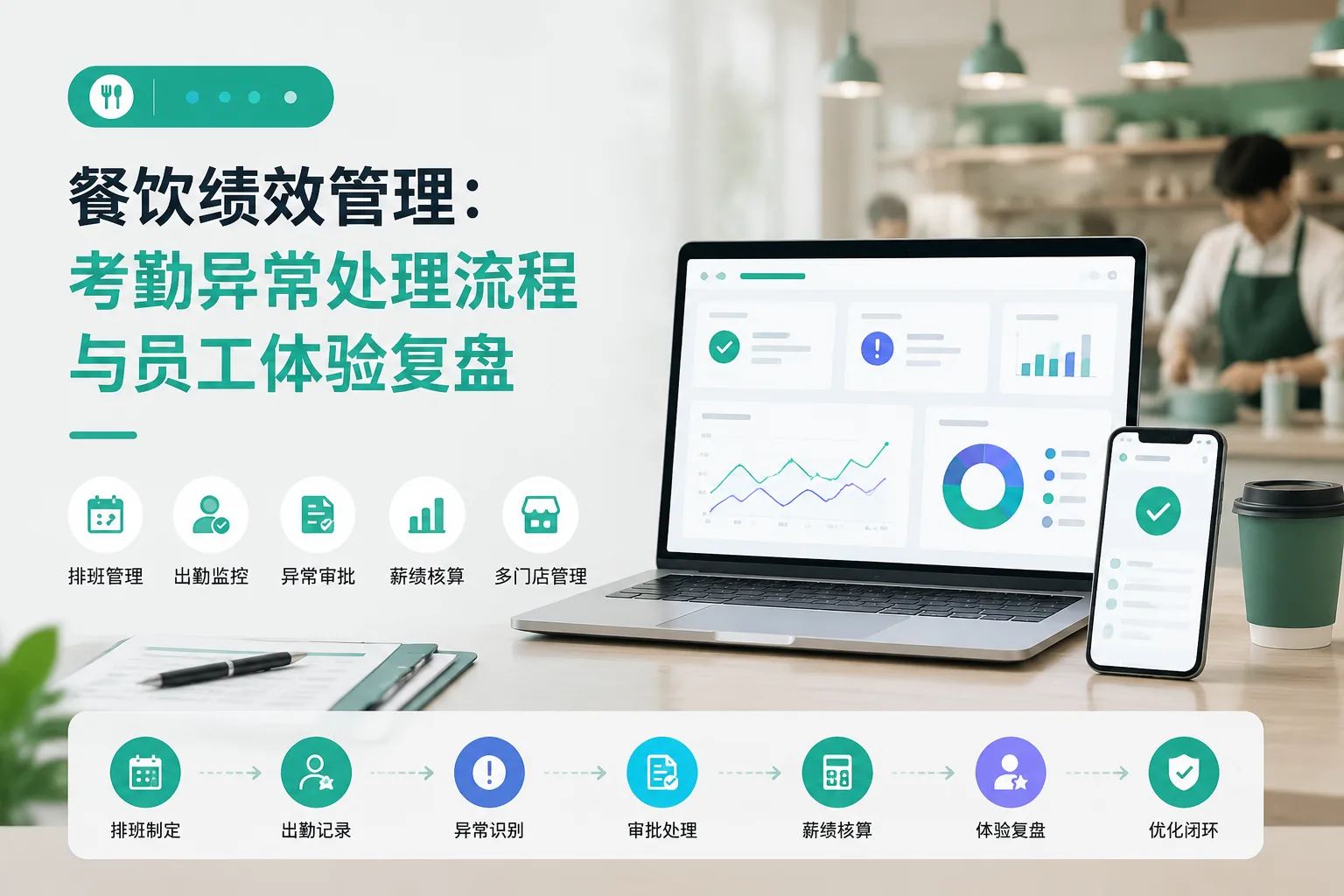 餐饮绩效管理：考勤异常处理流程与员工体验复盘文章封面