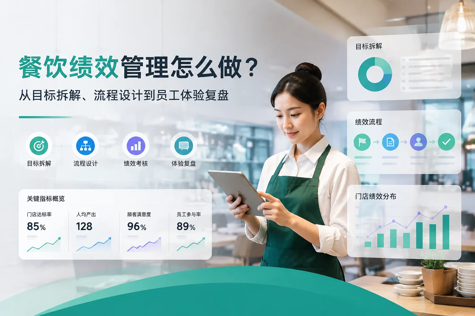 餐饮绩效管理怎么做？从目标拆解、流程设计到员工体验复盘文章封面