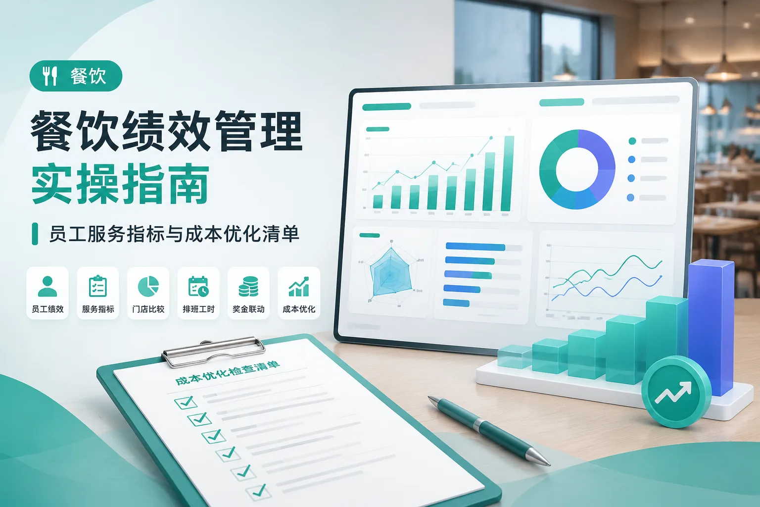 餐饮绩效管理实操指南：员工服务指标与成本优化清单文章封面