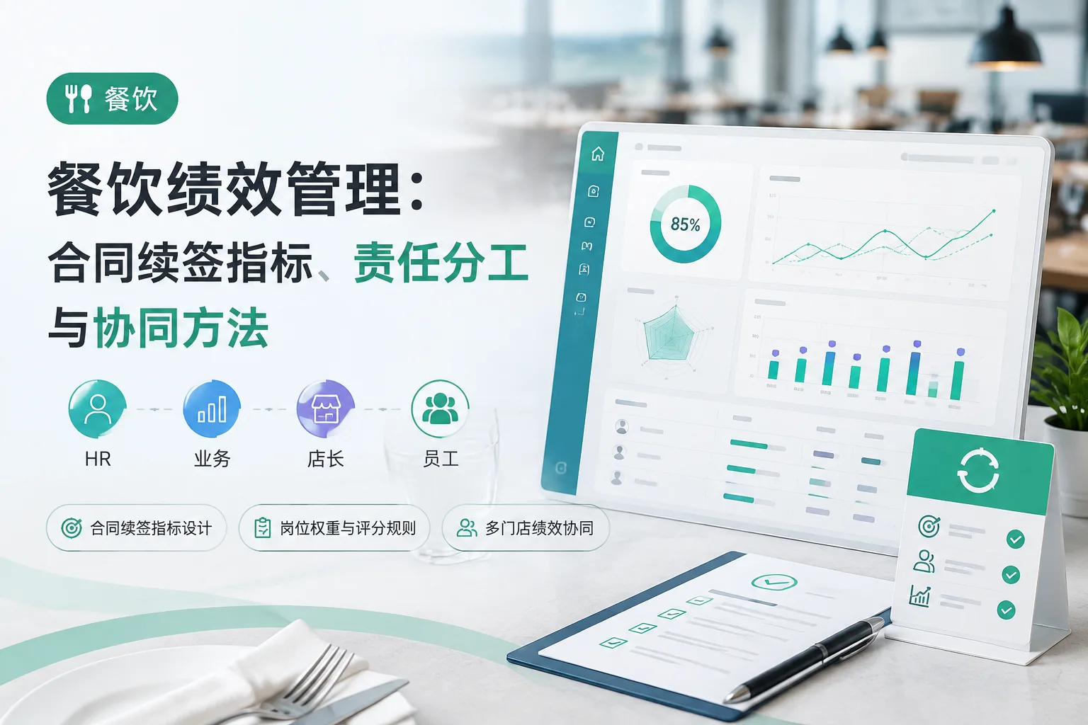 餐饮绩效管理：合同续签指标、责任分工与协同方法文章封面