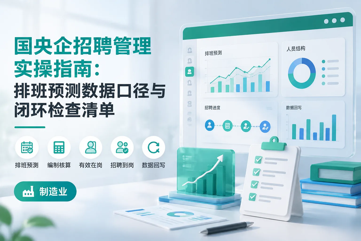国央企招聘管理实操指南:排班预测数据口径与闭环检查清单文章封面