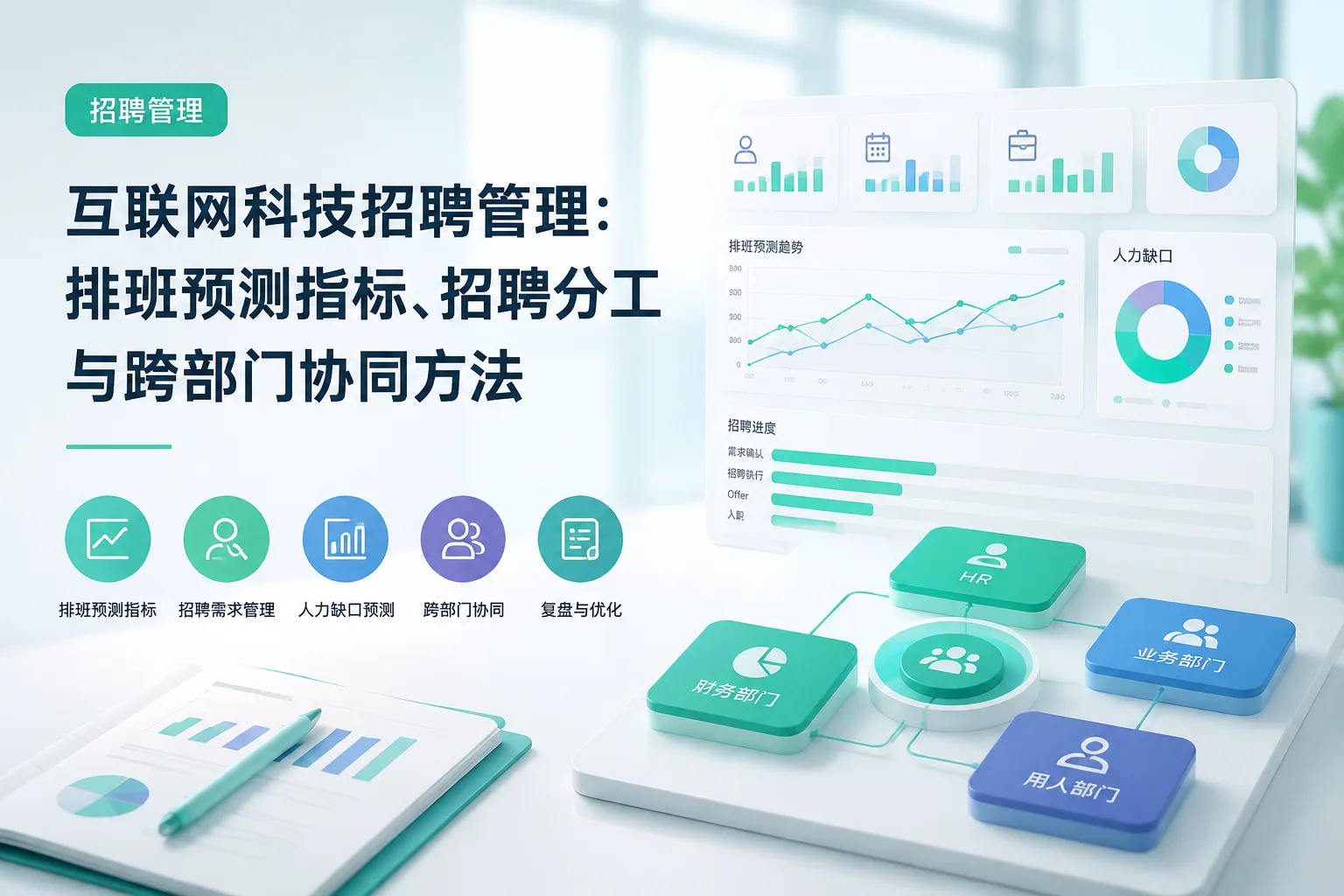 互联网科技招聘管理:排班预测指标、招聘分工与跨部门协同方法文章封面