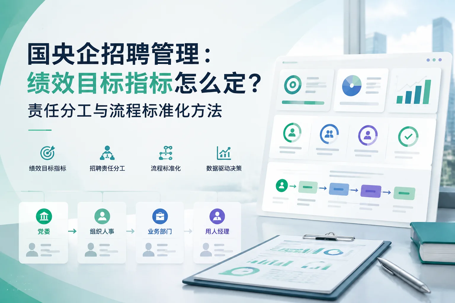 国央企招聘管理：绩效目标指标怎么定？责任分工与流程标准化方法文章封面