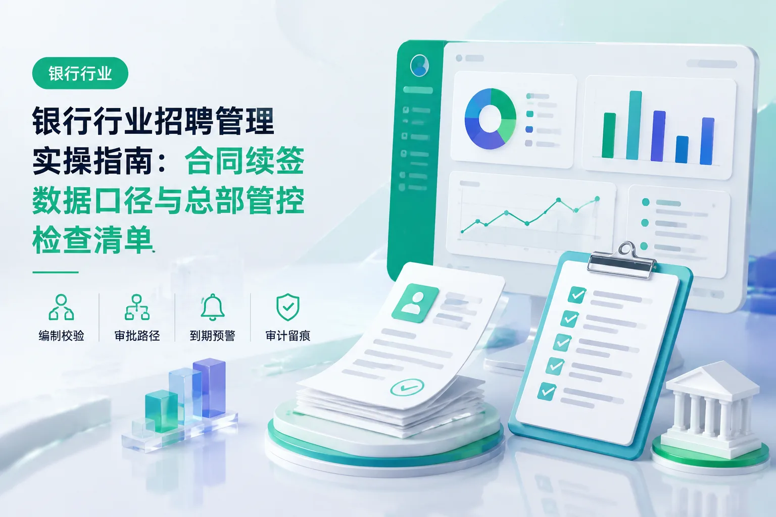 银行行业招聘管理实操指南：合同续签数据口径与总部管控检查清单文章封面