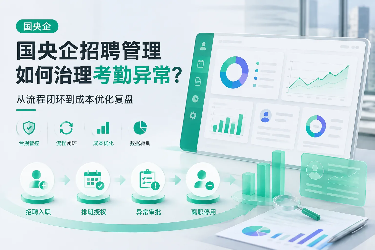 国央企招聘管理如何治理考勤异常？从流程闭环到成本优化复盘文章封面