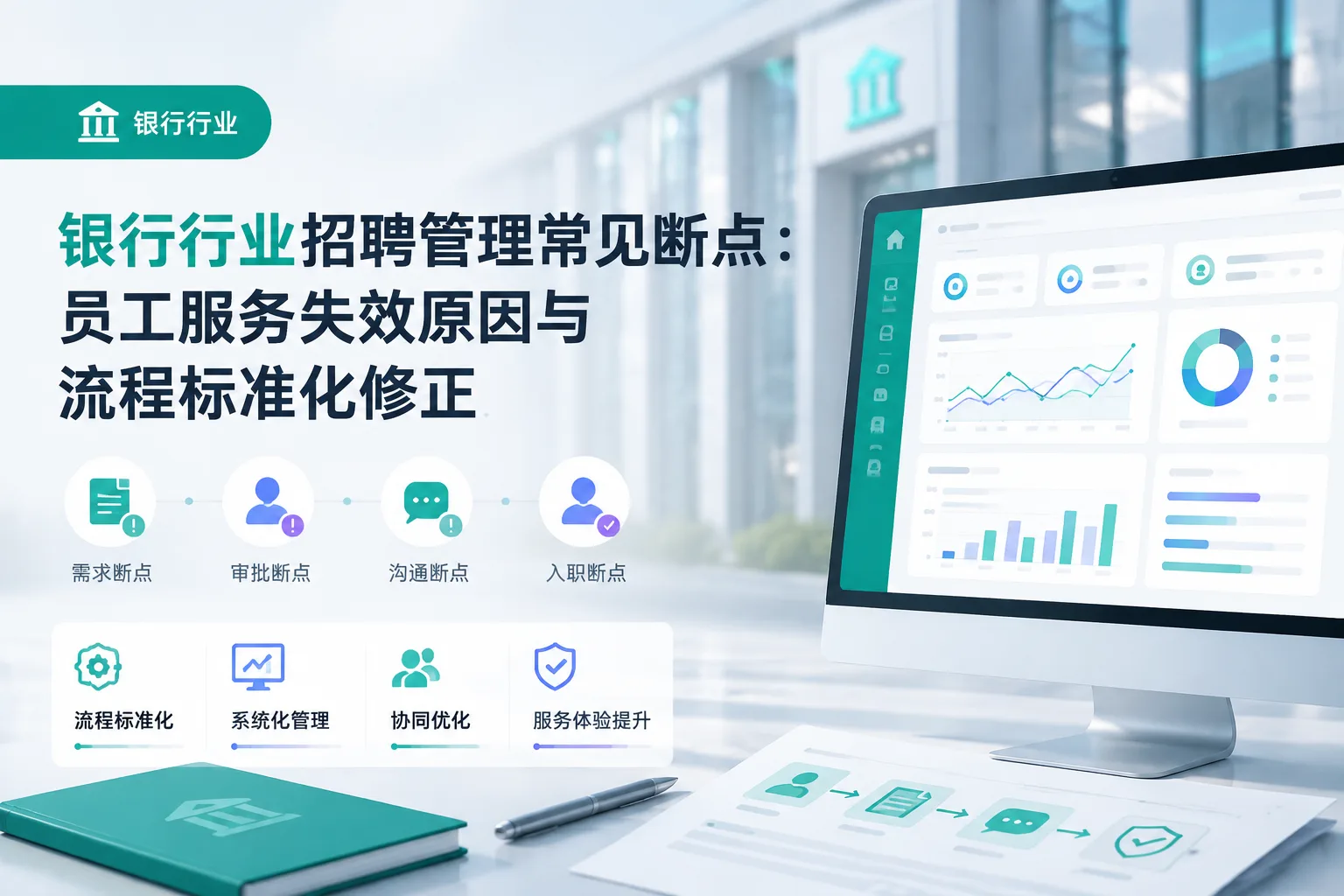银行行业招聘管理常见断点：员工服务失效原因与流程标准化修正文章封面