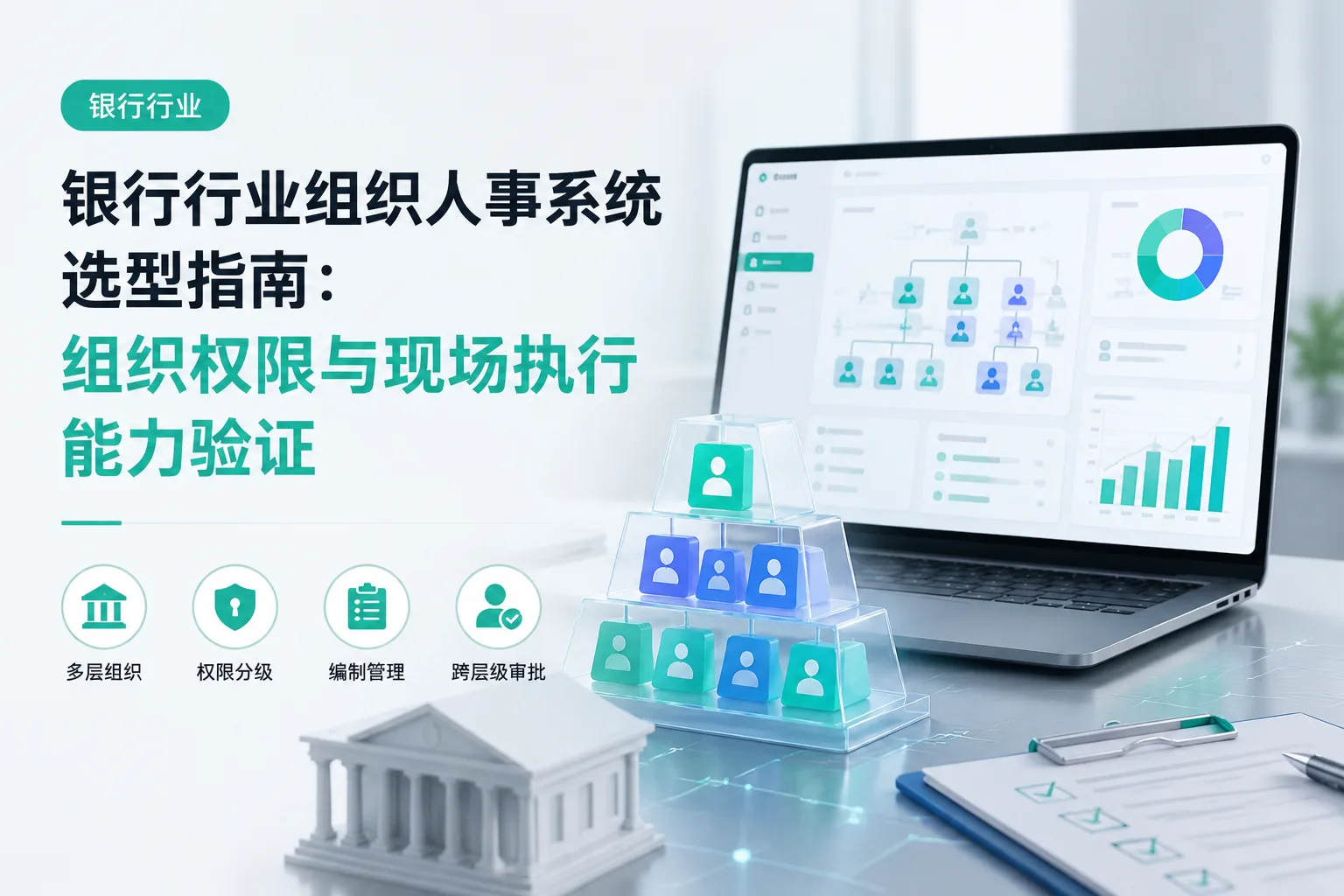 银行行业组织人事系统选型指南：组织权限与现场执行能力验证文章封面