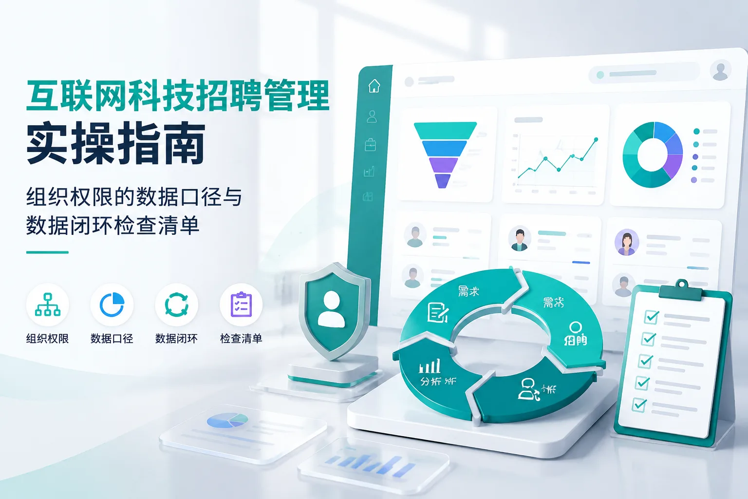 互联网科技招聘管理实操指南：组织权限的数据口径与数据闭环检查清单文章封面