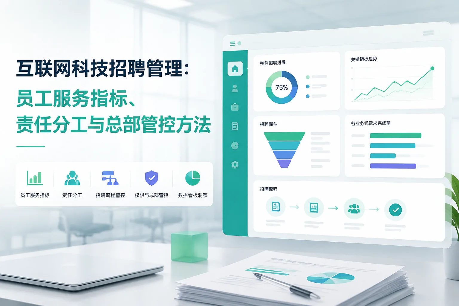 互联网科技招聘管理：员工服务指标、责任分工与总部管控方法文章封面