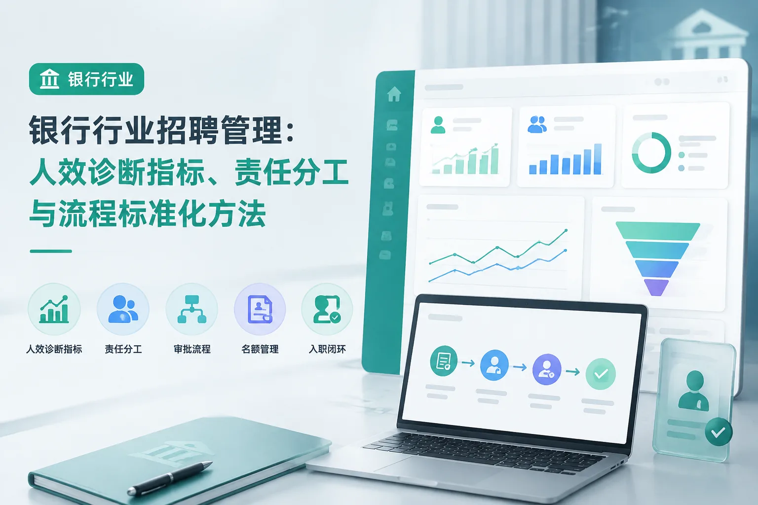 银行行业招聘管理：人效诊断指标、责任分工与流程标准化方法文章封面