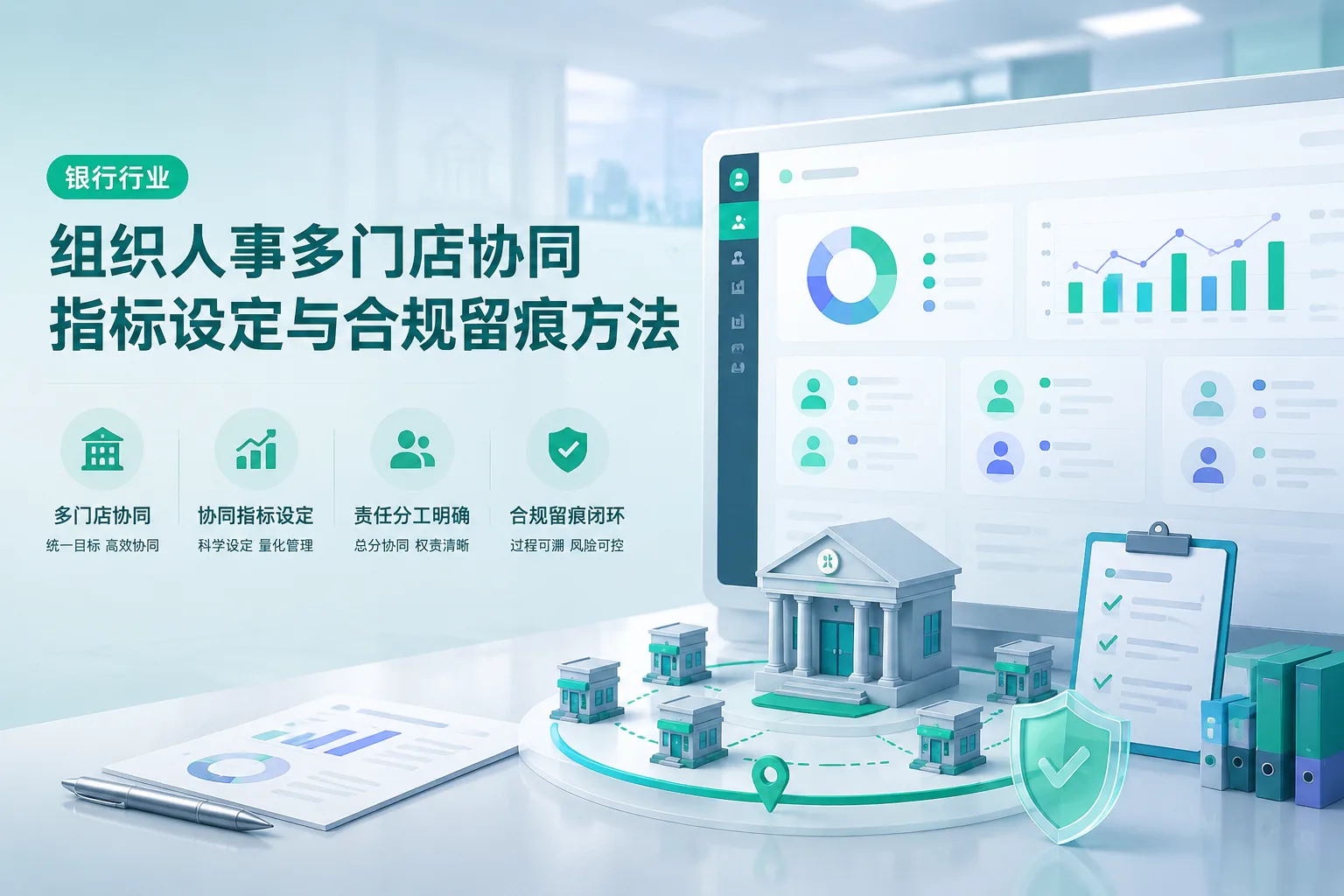 银行行业组织人事多门店协同指标设定与合规留痕方法文章封面