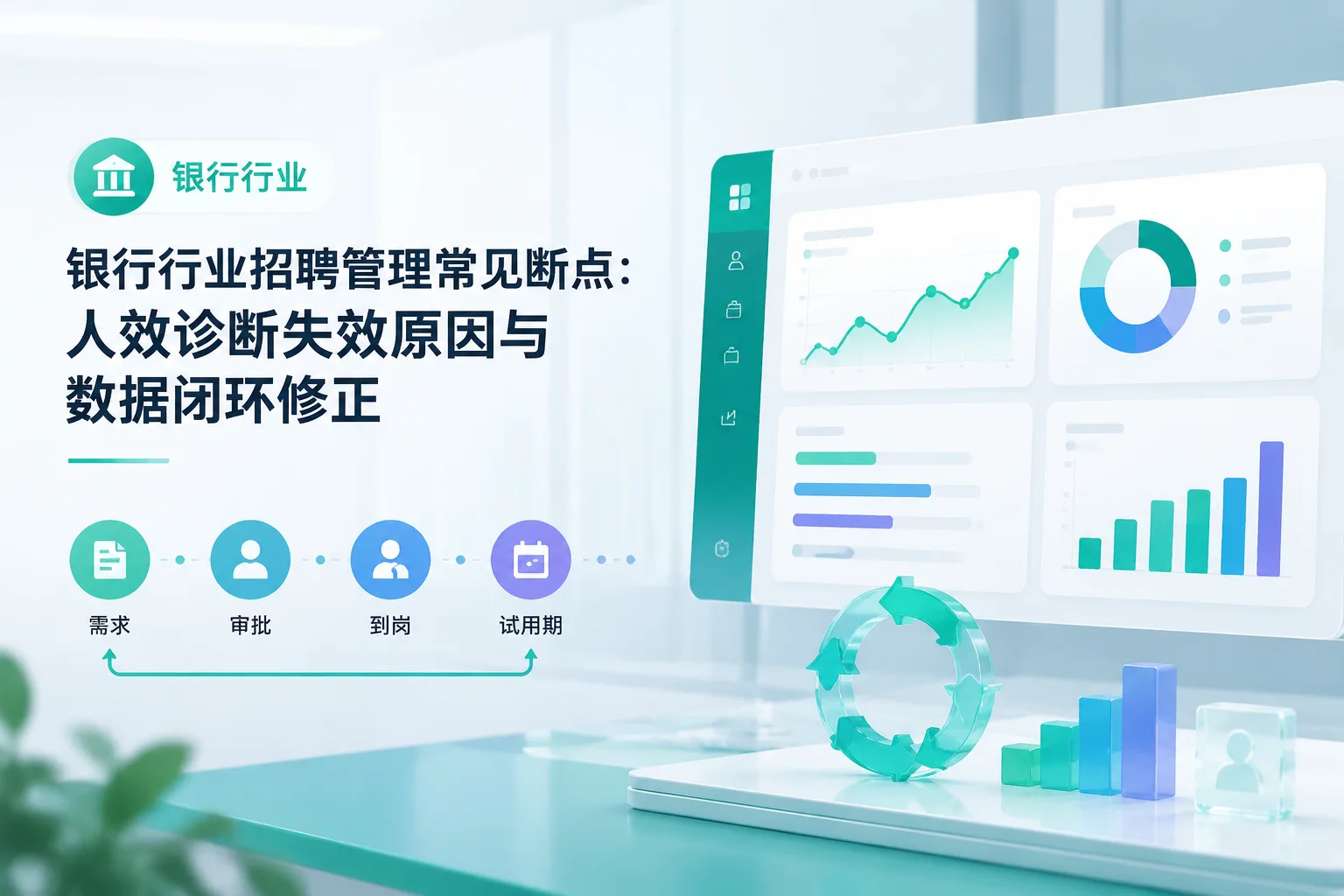 银行行业招聘管理常见断点：人效诊断失效原因与数据闭环修正文章封面