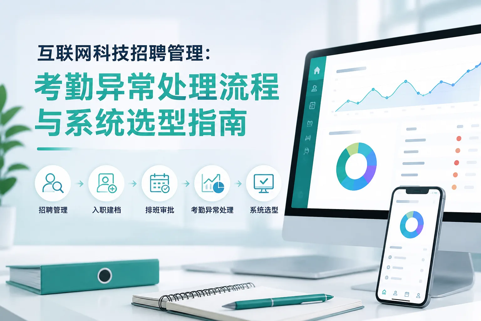 互联网科技招聘管理：考勤异常处理流程与系统选型指南文章封面