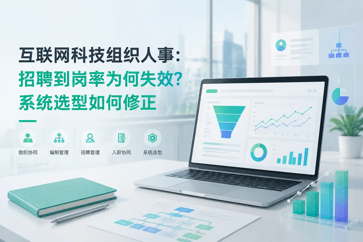 互联网科技组织人事：招聘到岗率为何失效？系统选型如何修正文章封面