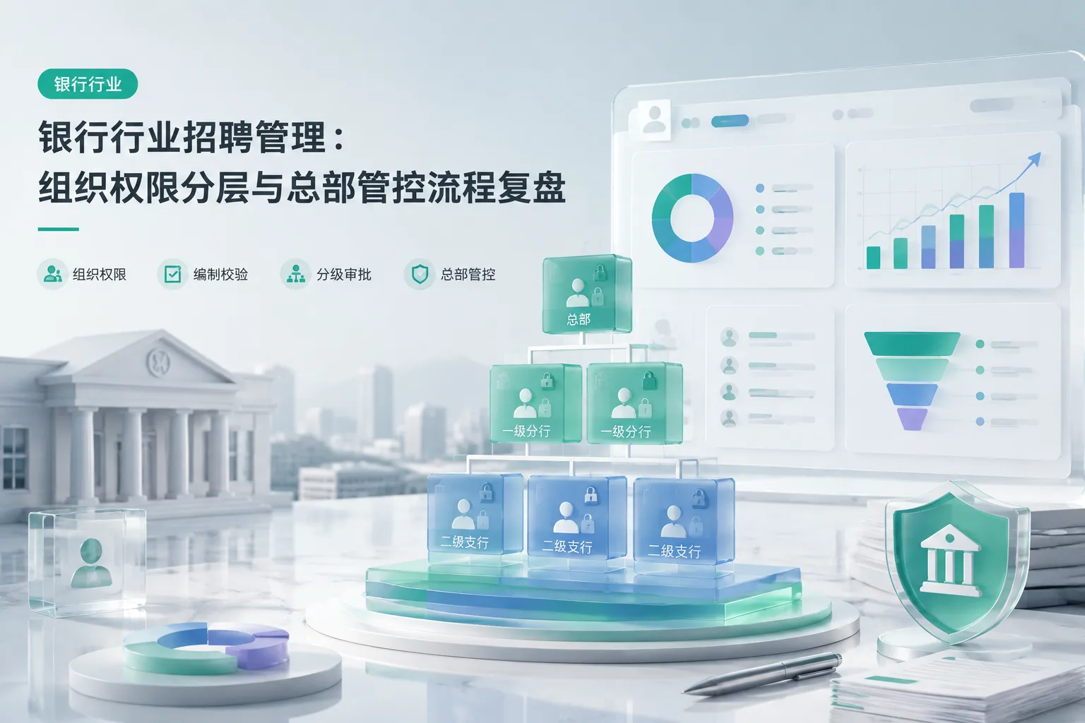 银行行业招聘管理：组织权限分层与总部管控流程复盘文章封面