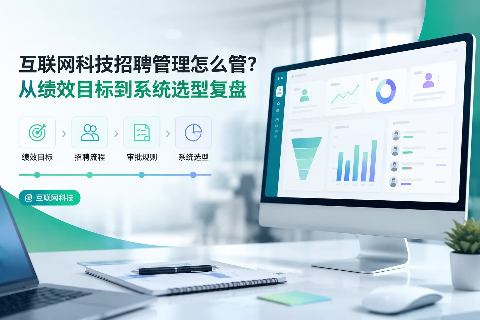 互联网科技招聘管理怎么管？从绩效目标到系统选型复盘文章封面