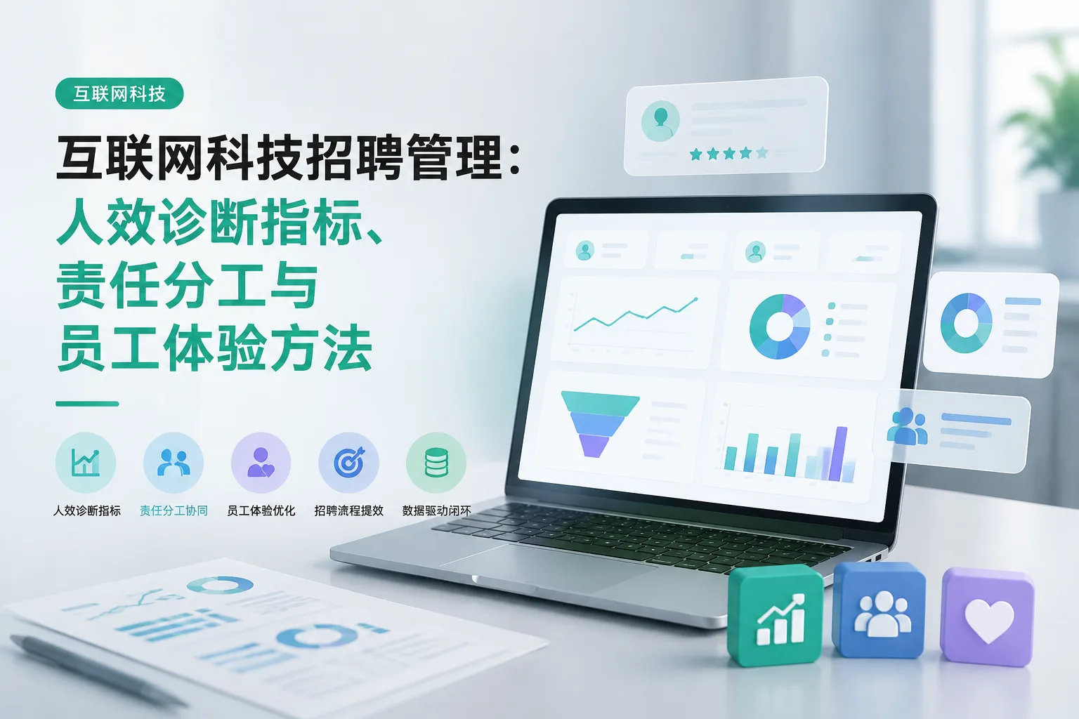 互联网科技招聘管理：人效诊断指标、责任分工与员工体验方法文章封面