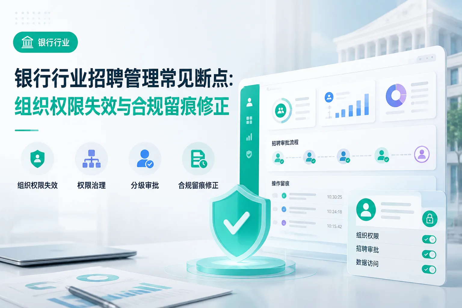 银行行业招聘管理常见断点：组织权限失效与合规留痕修正文章封面