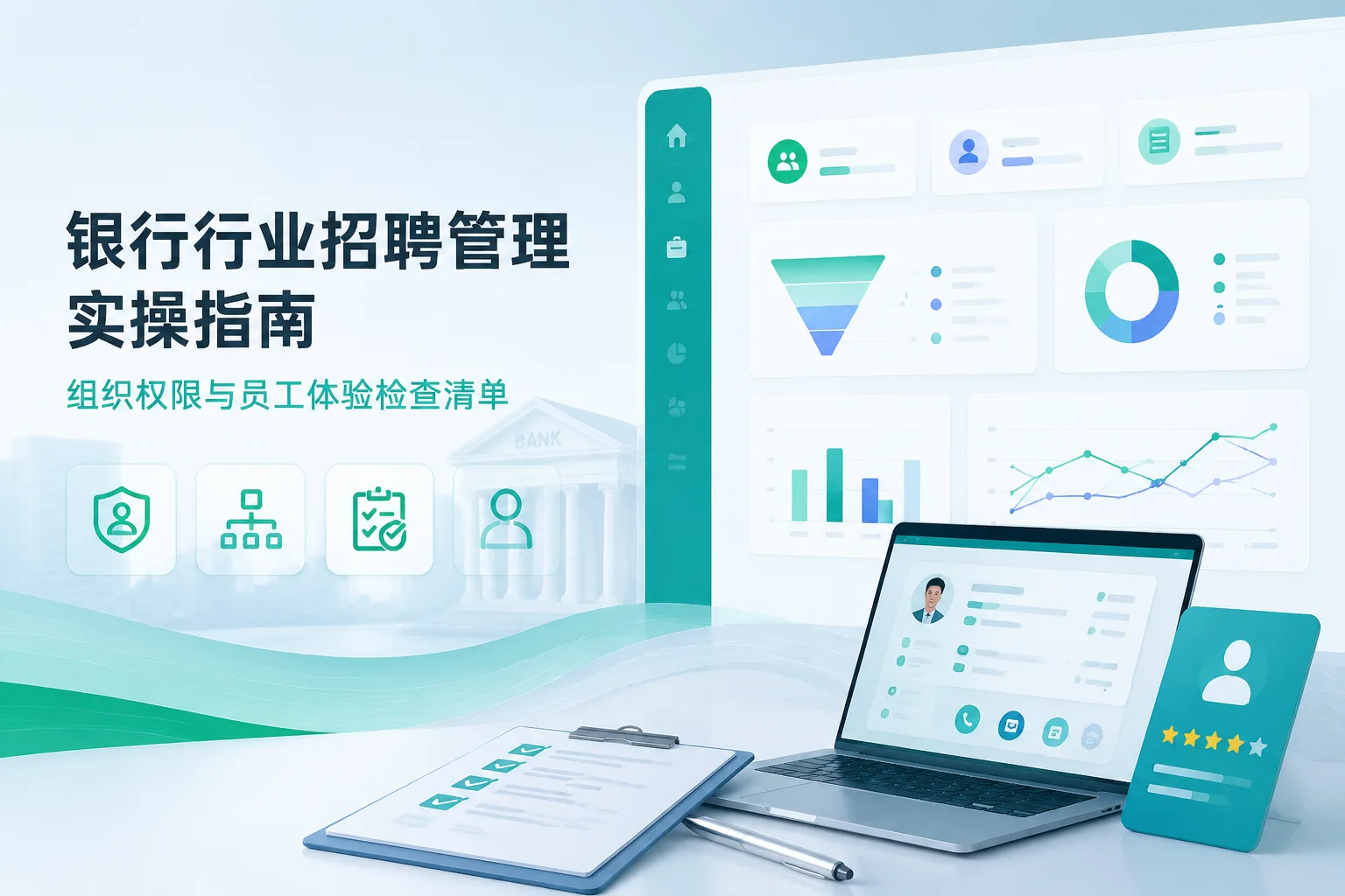 银行行业招聘管理实操指南：组织权限与员工体验检查清单文章封面
