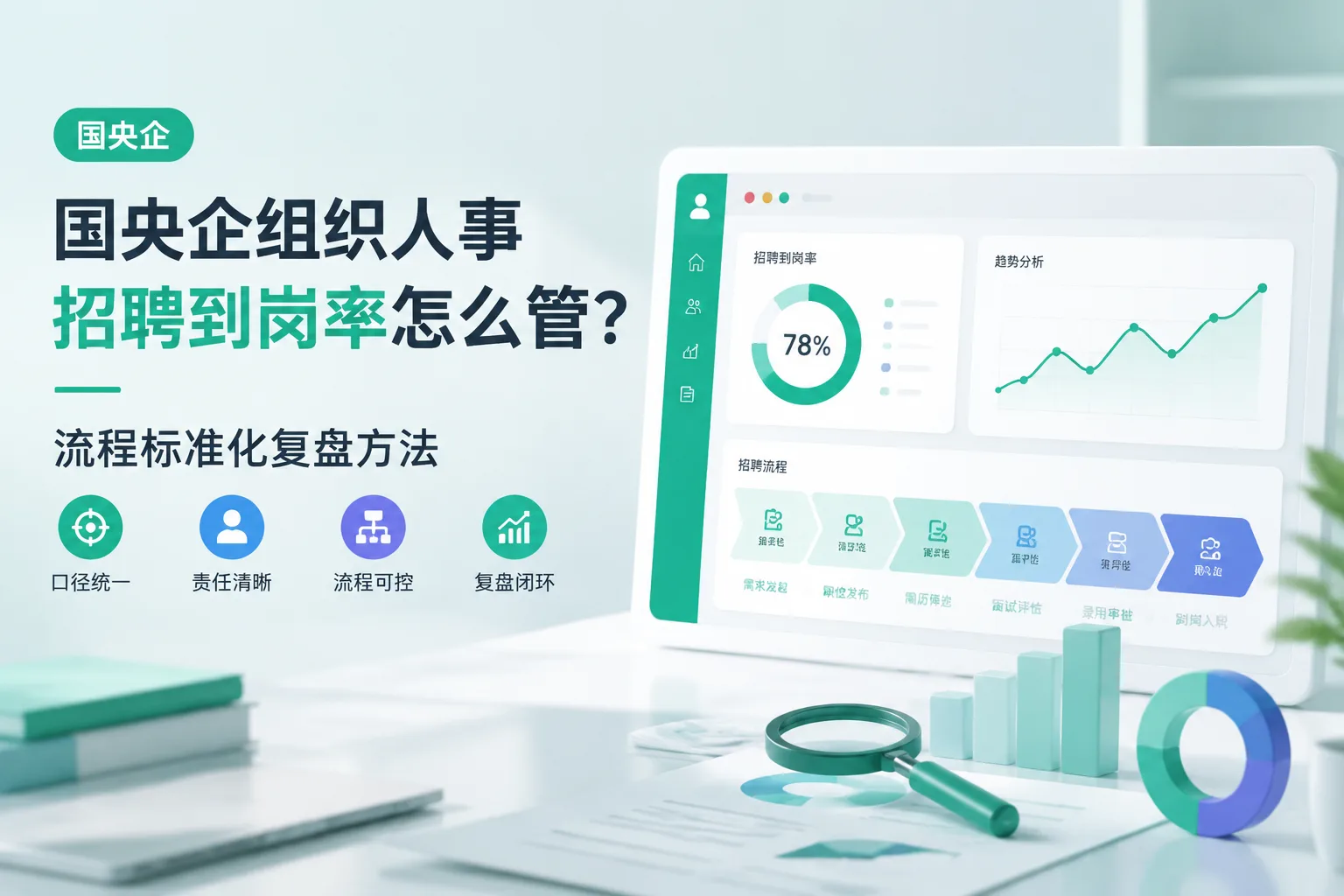 国央企组织人事招聘到岗率怎么管？流程标准化复盘方法文章封面