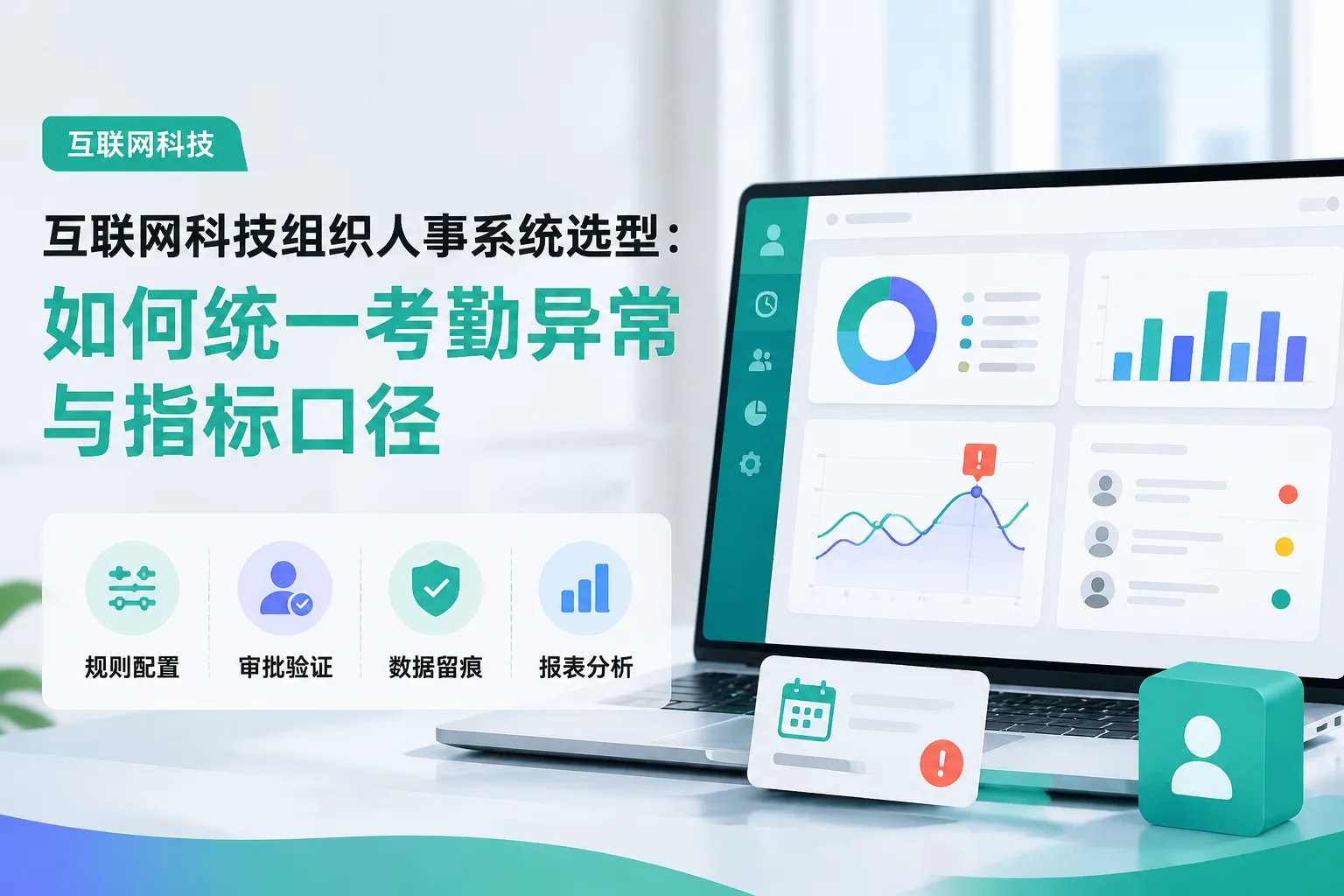 互联网科技组织人事系统选型：如何统一考勤异常与指标口径文章封面