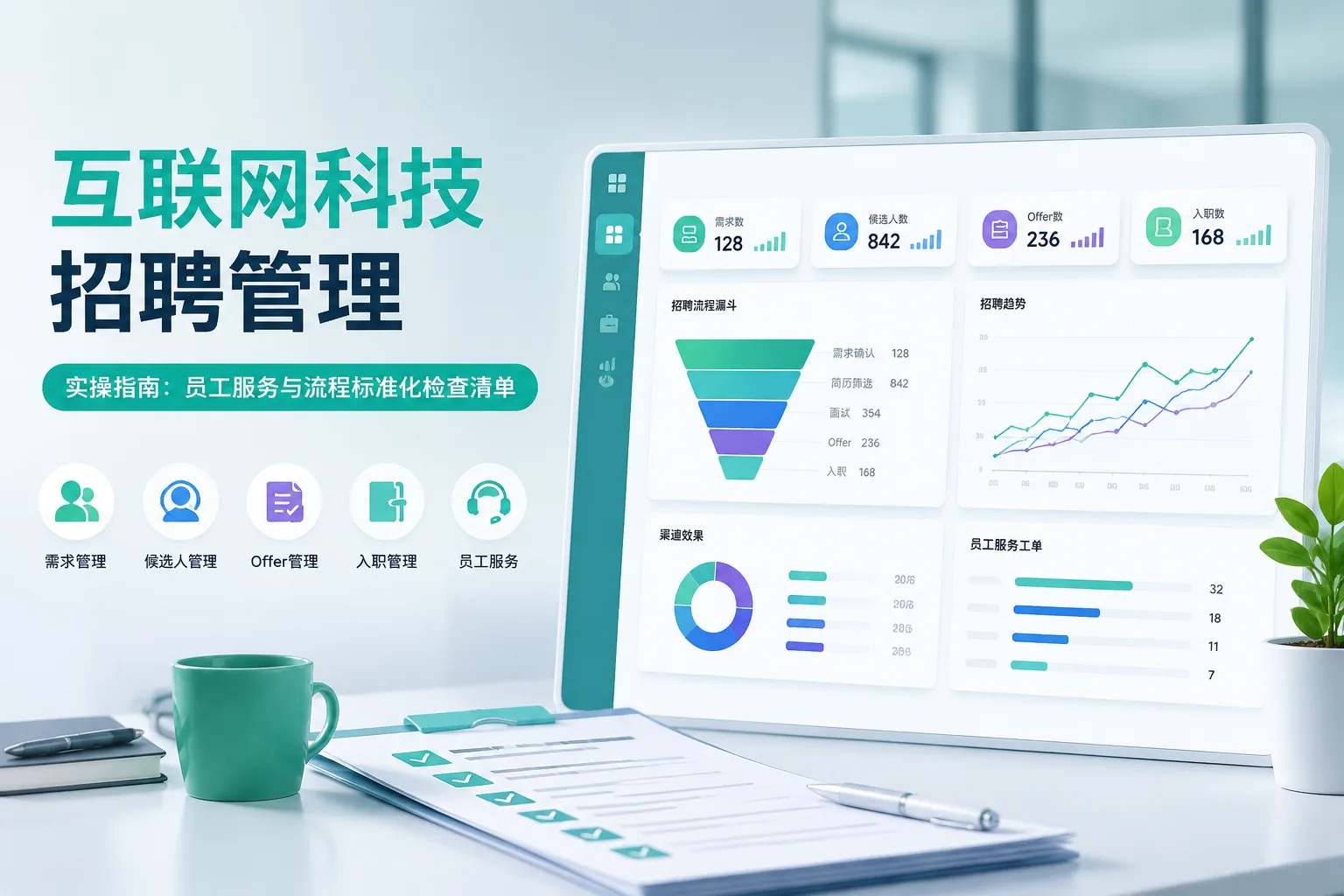 互联网科技招聘管理实操指南：员工服务与流程标准化检查清单文章封面