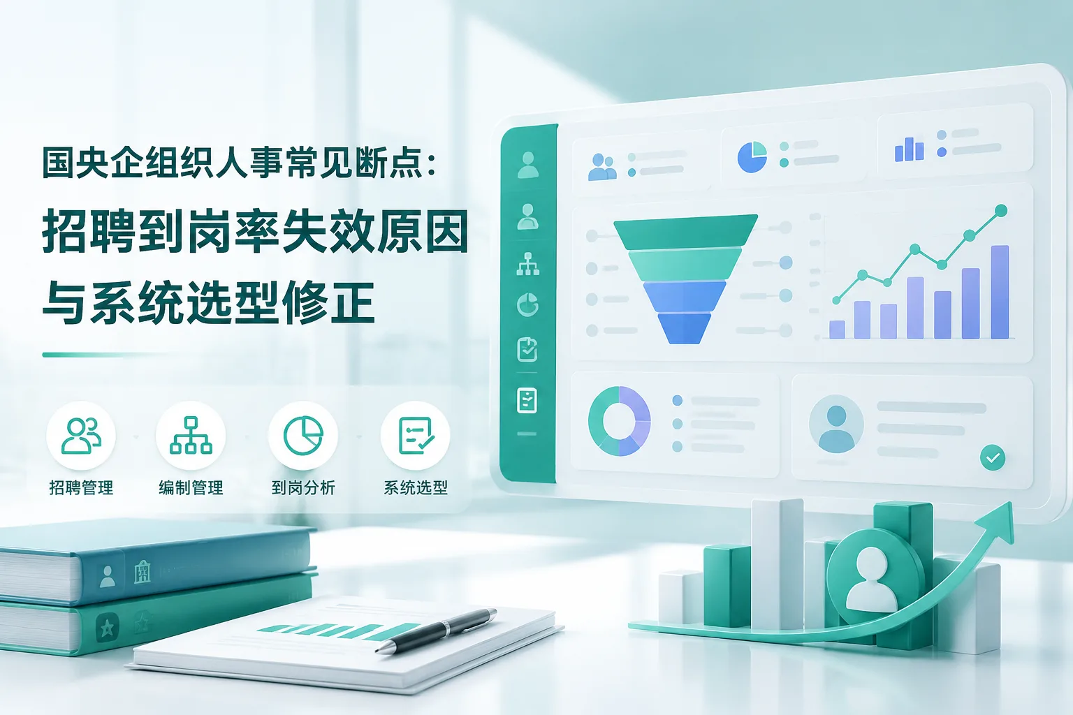 国央企组织人事常见断点：招聘到岗率失效原因与系统选型修正文章封面