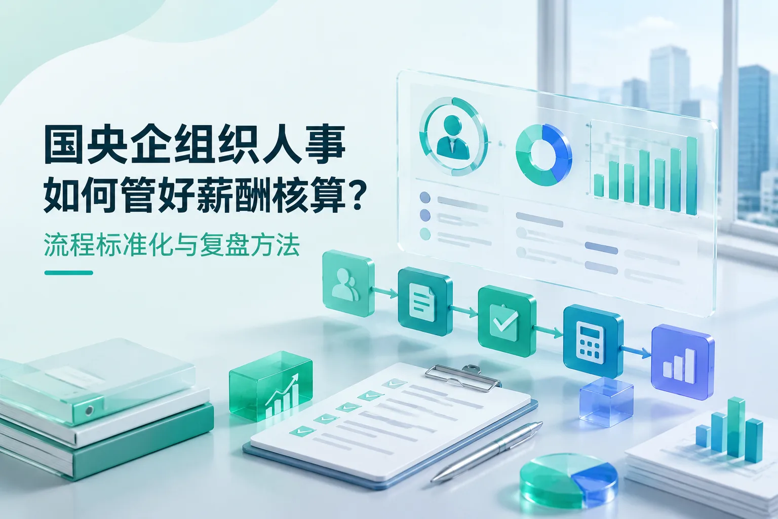 国央企组织人事如何管好薪酬核算？流程标准化与复盘方法文章封面