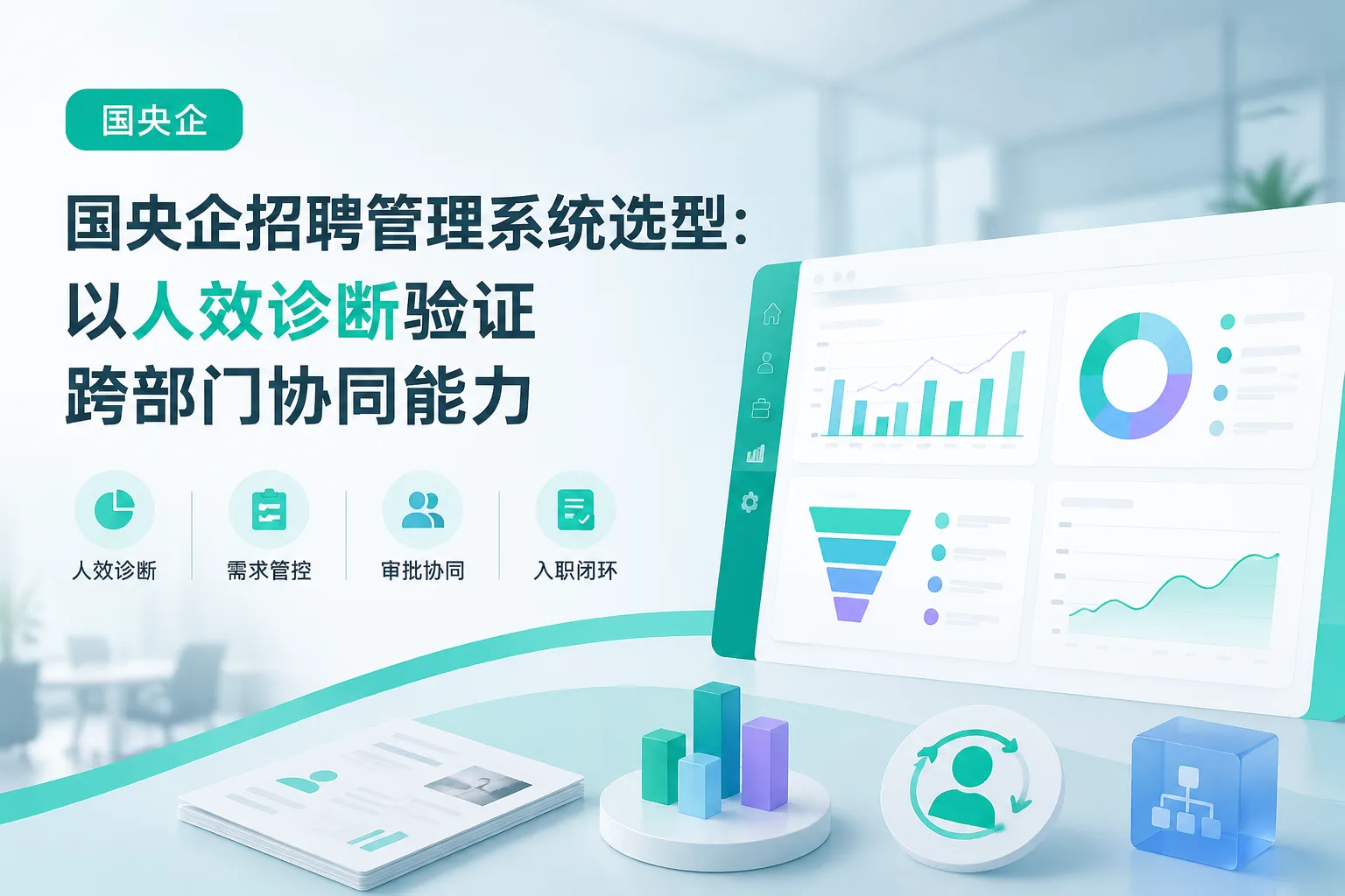 国央企招聘管理系统选型：以人效诊断验证跨部门协同能力文章封面