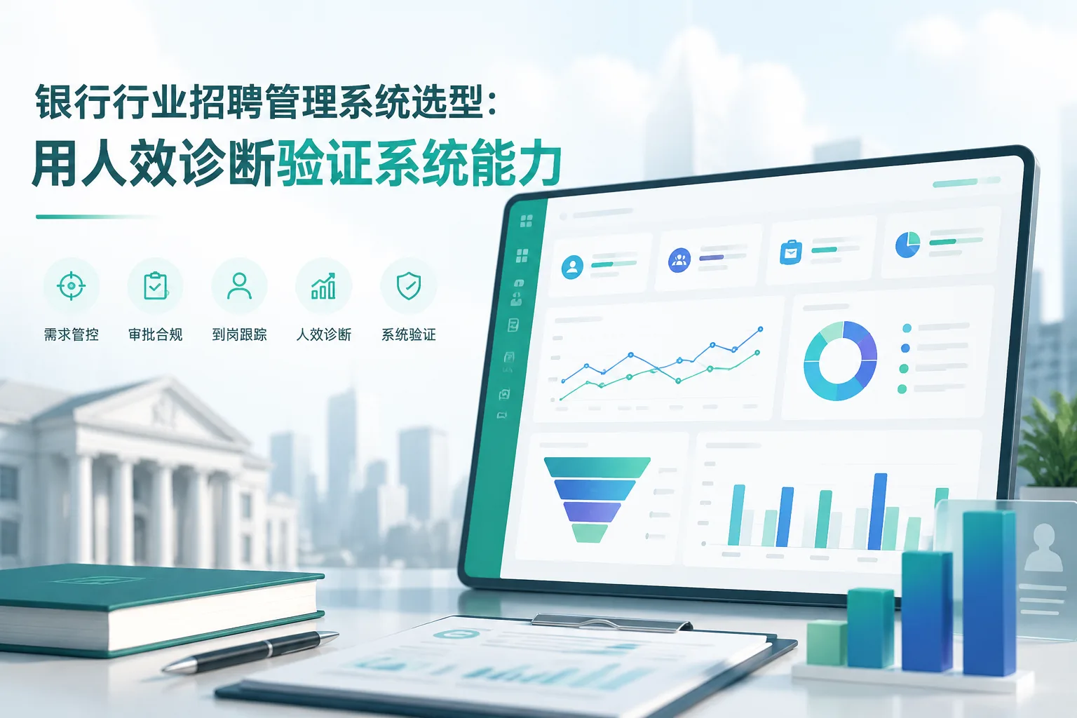 银行行业招聘管理系统选型：用人效诊断验证系统能力文章封面
