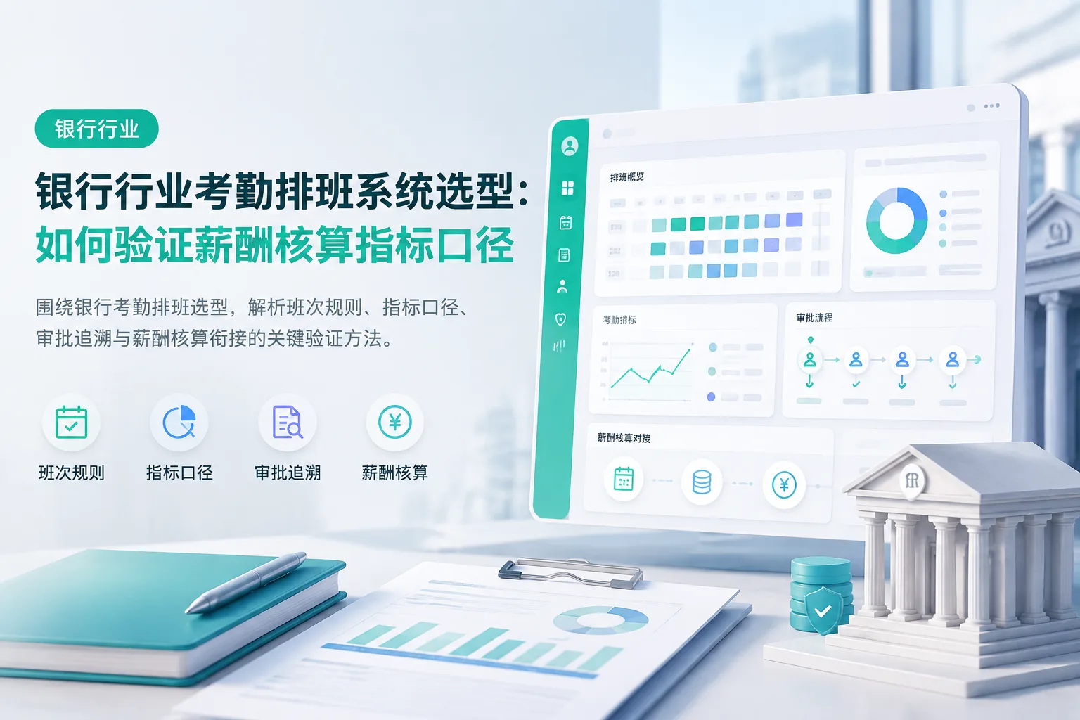 银行行业考勤排班系统选型：如何验证薪酬核算指标口径文章封面