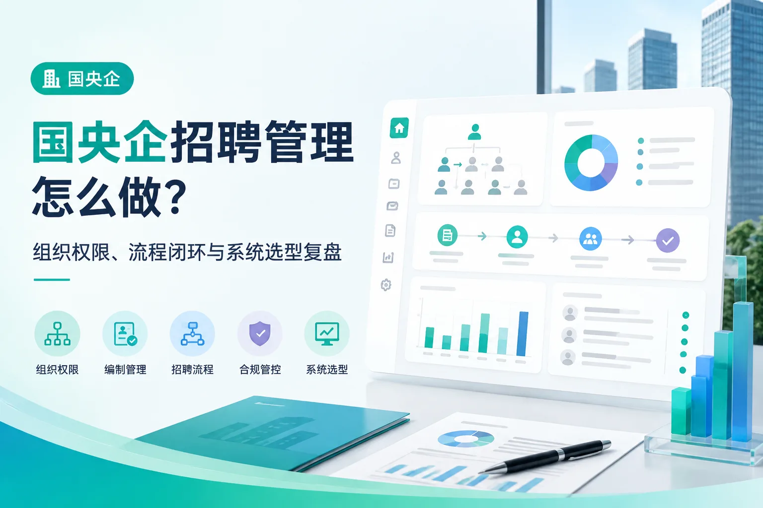 国央企招聘管理怎么做？组织权限、流程闭环与系统选型复盘文章封面