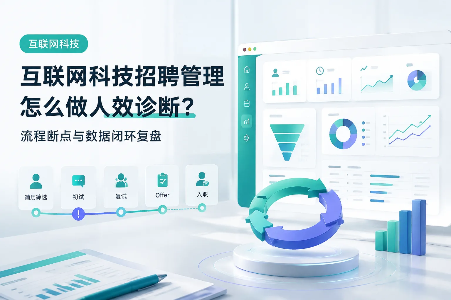 互联网科技招聘管理怎么做人效诊断？流程断点与数据闭环复盘文章封面