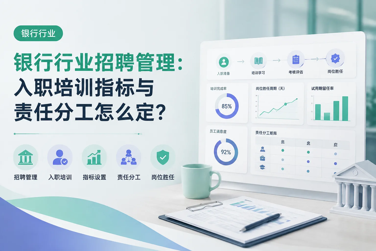 银行行业招聘管理：入职培训指标与责任分工怎么定？文章封面